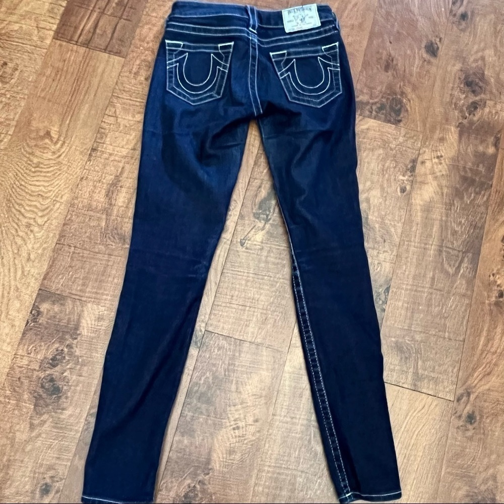 True religion Womens basic jeans denim jeggings 25 waist skinny blue - Picture 6 of 7